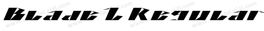 Blade 2 Regular字体转换
